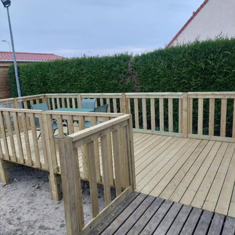Berck-Plage - 2 Hebergements Insolites Tiny House De 2 A 8 Personnes Exterior foto