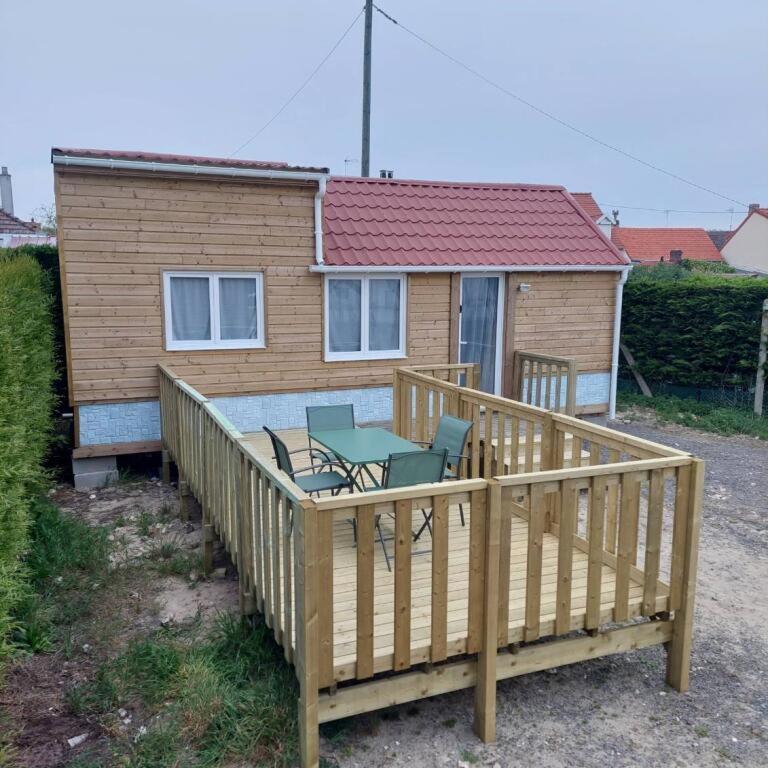 Berck-Plage - 2 Hebergements Insolites Tiny House De 2 A 8 Personnes Exterior foto